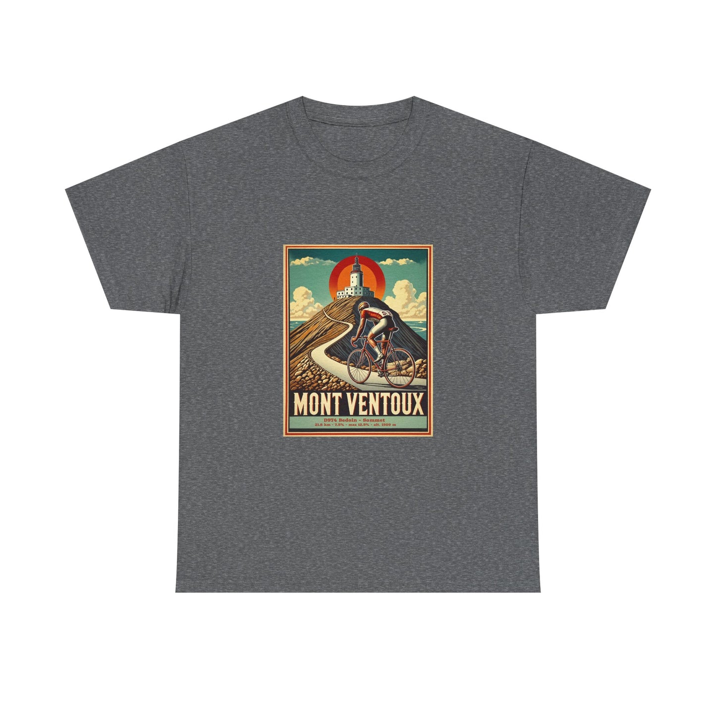 Mont Ventoux Vintage Cycling T-Shirt - Unisex Classic Cotton T-Shirt