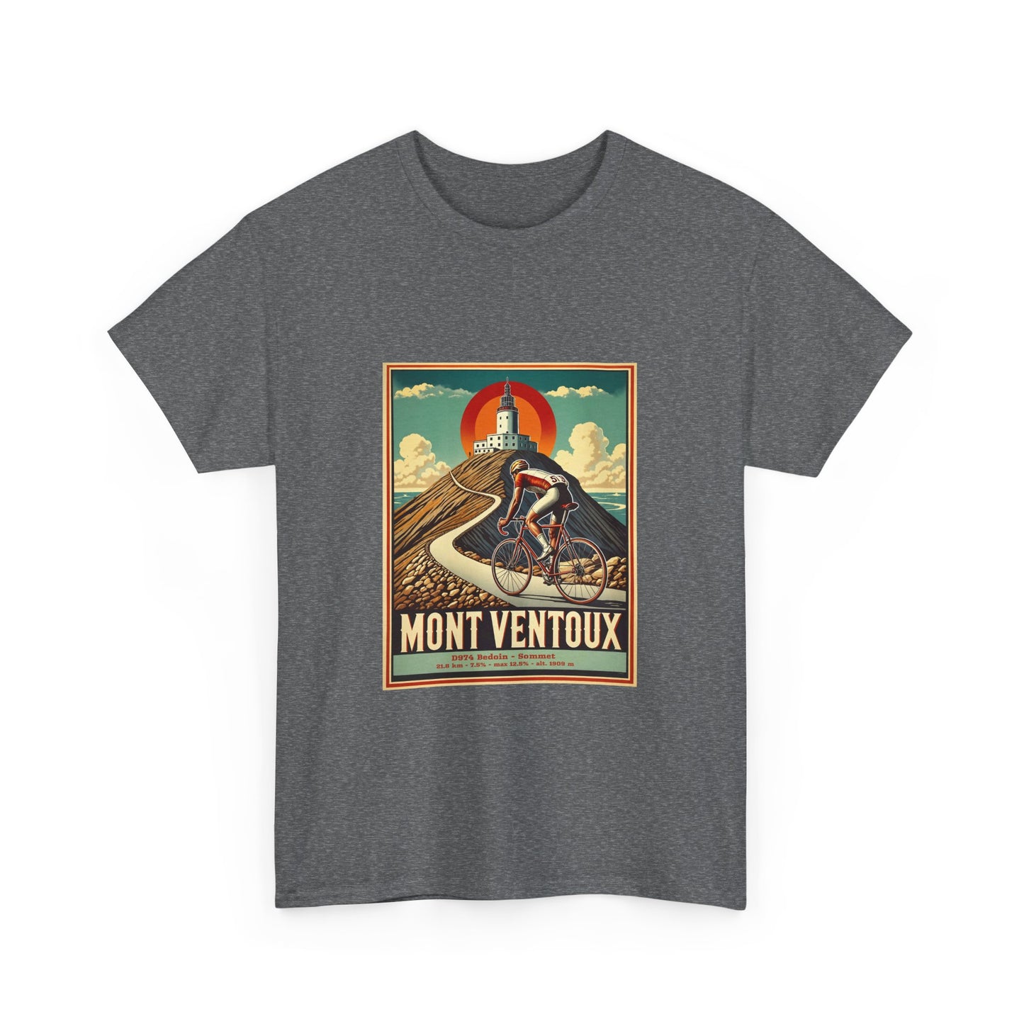Mont Ventoux Vintage Cycling T-Shirt - Unisex Classic Cotton T-Shirt