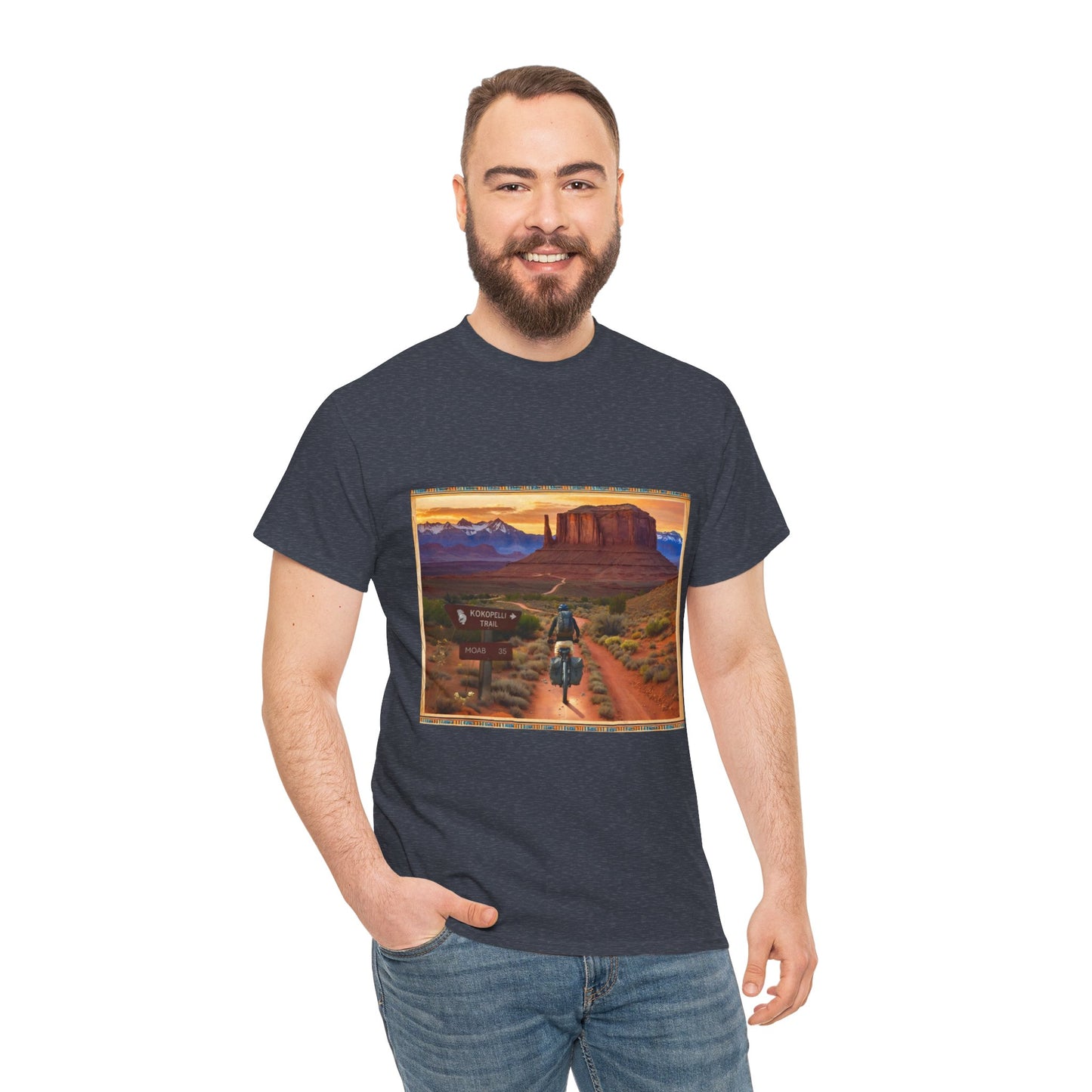 Kokopelli Trail T-Shirt - Unisex Classic Cotton T-Shirt