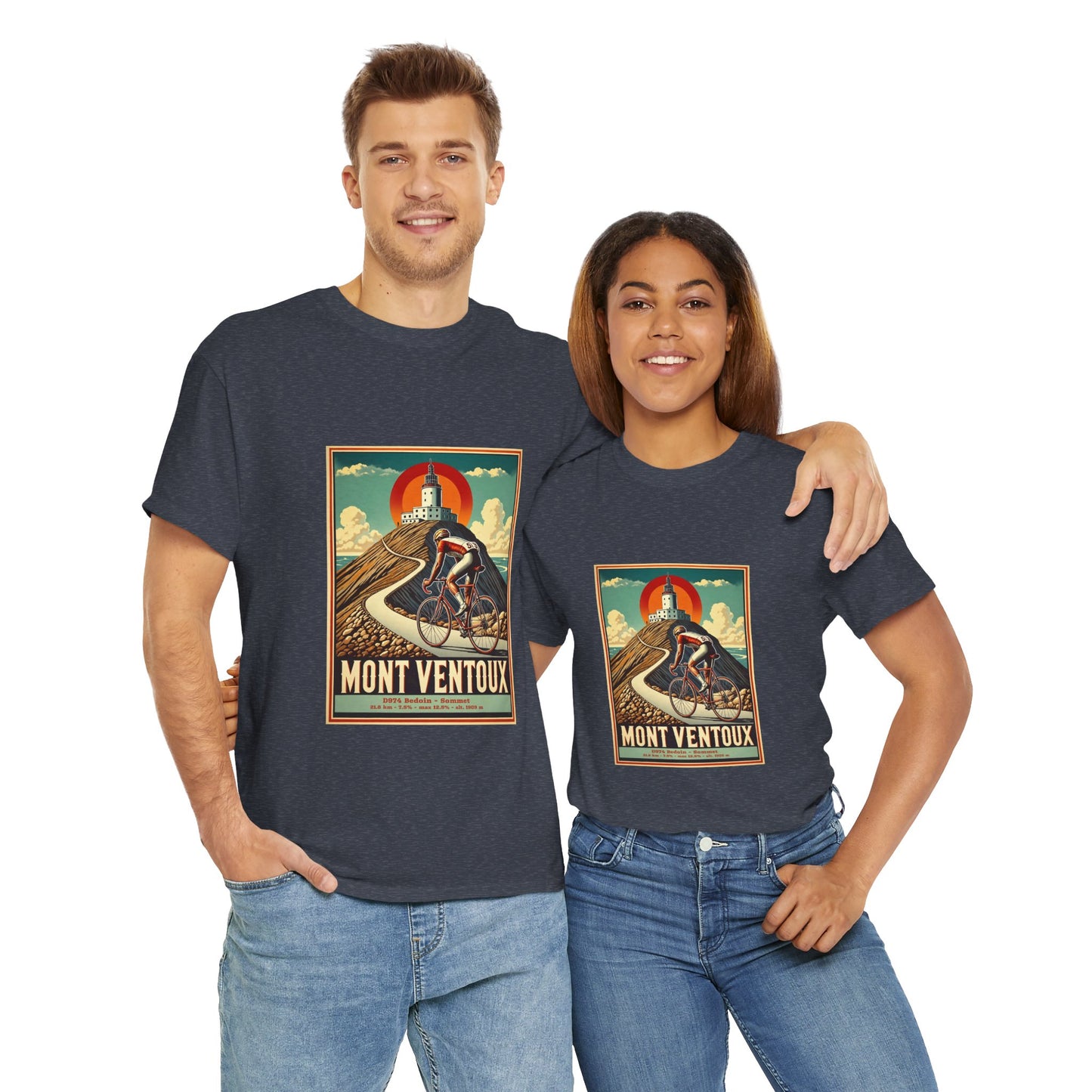 Mont Ventoux Vintage Cycling T-Shirt - Unisex Classic Cotton T-Shirt