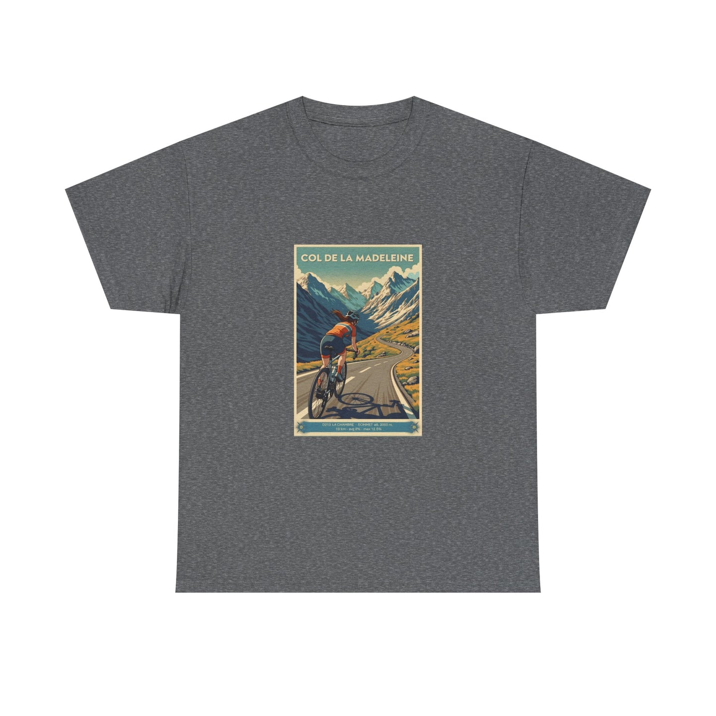Women's Col De La Madeleine Vintage Cycling T-Shirt - Unisex Classic Cotton T-Shirt
