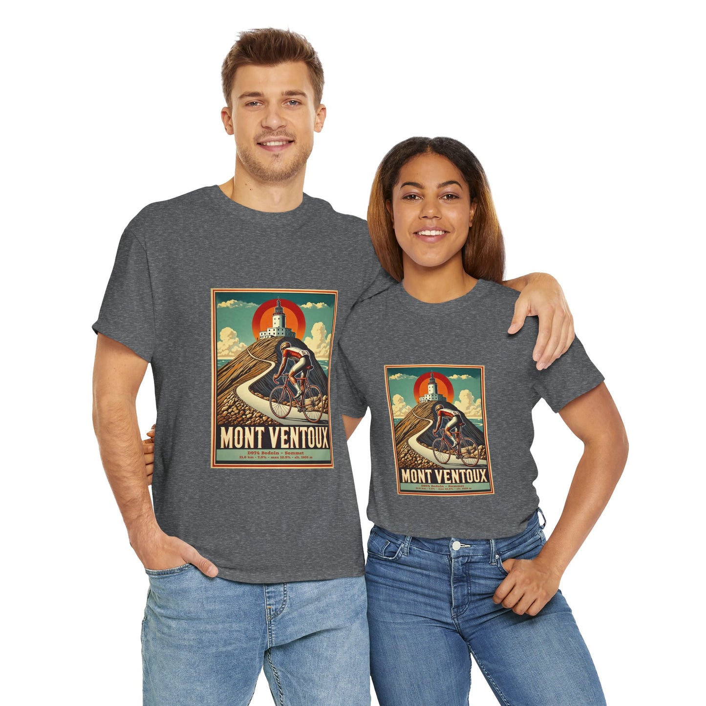 Mont Ventoux Vintage Cycling T-Shirt - Unisex Classic Cotton T-Shirt