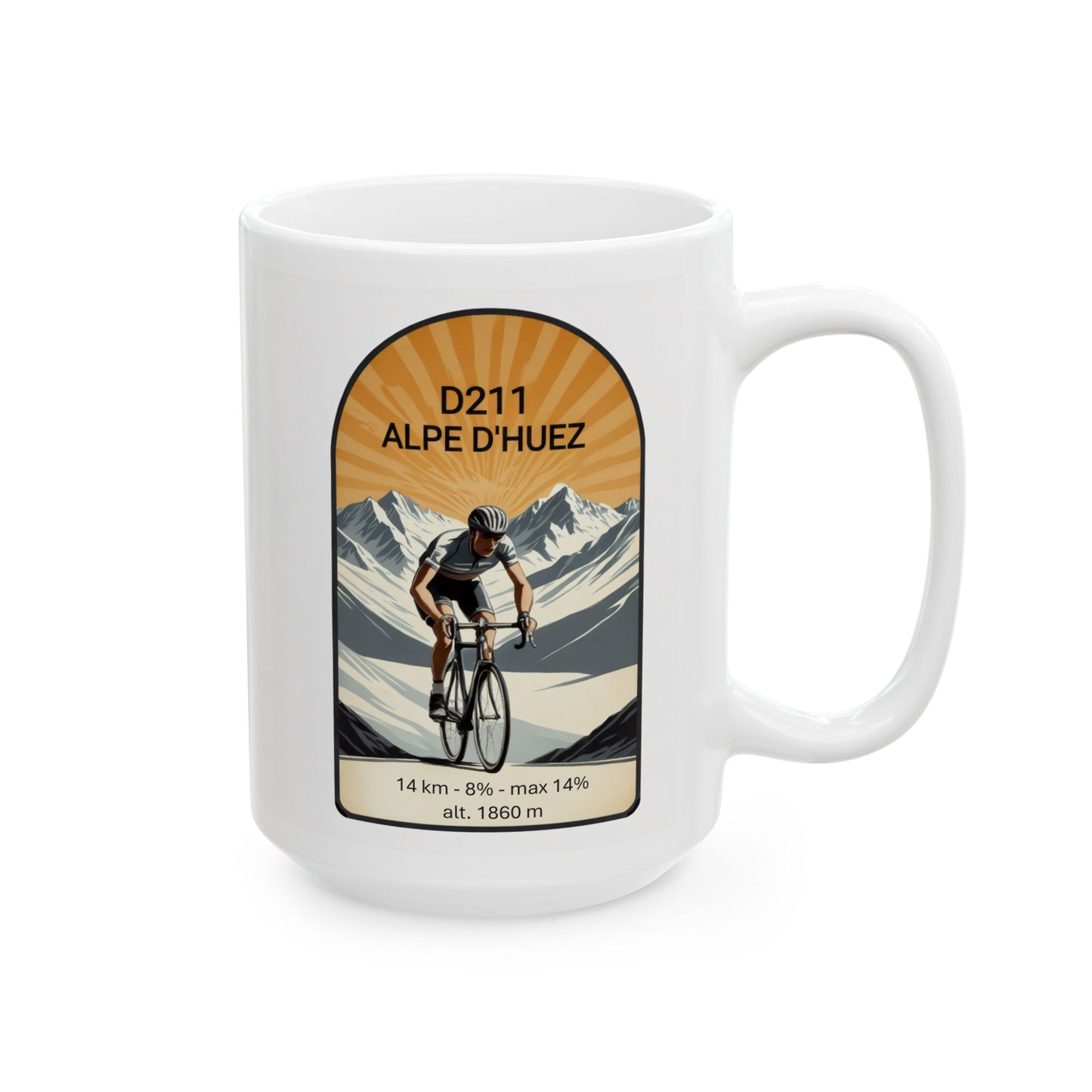 Alpe d'Huez Deluxe Borne Coffee Mug- 11 oz. or 15 oz.
