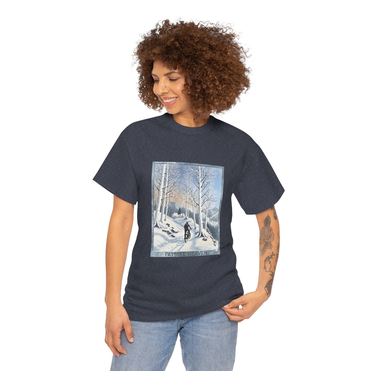 FatBike Heaven T-Shirt - Unisex Classic Cotton T-Shirt