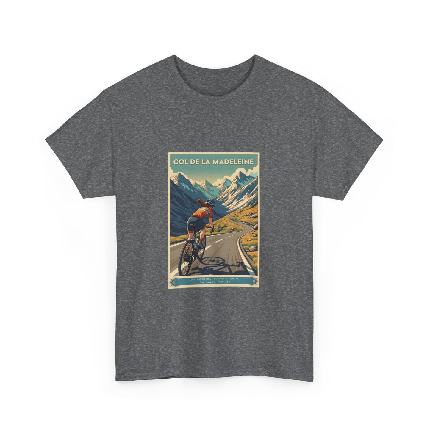 Women's Col De La Madeleine Vintage Cycling T-Shirt - Unisex Classic Cotton T-Shirt
