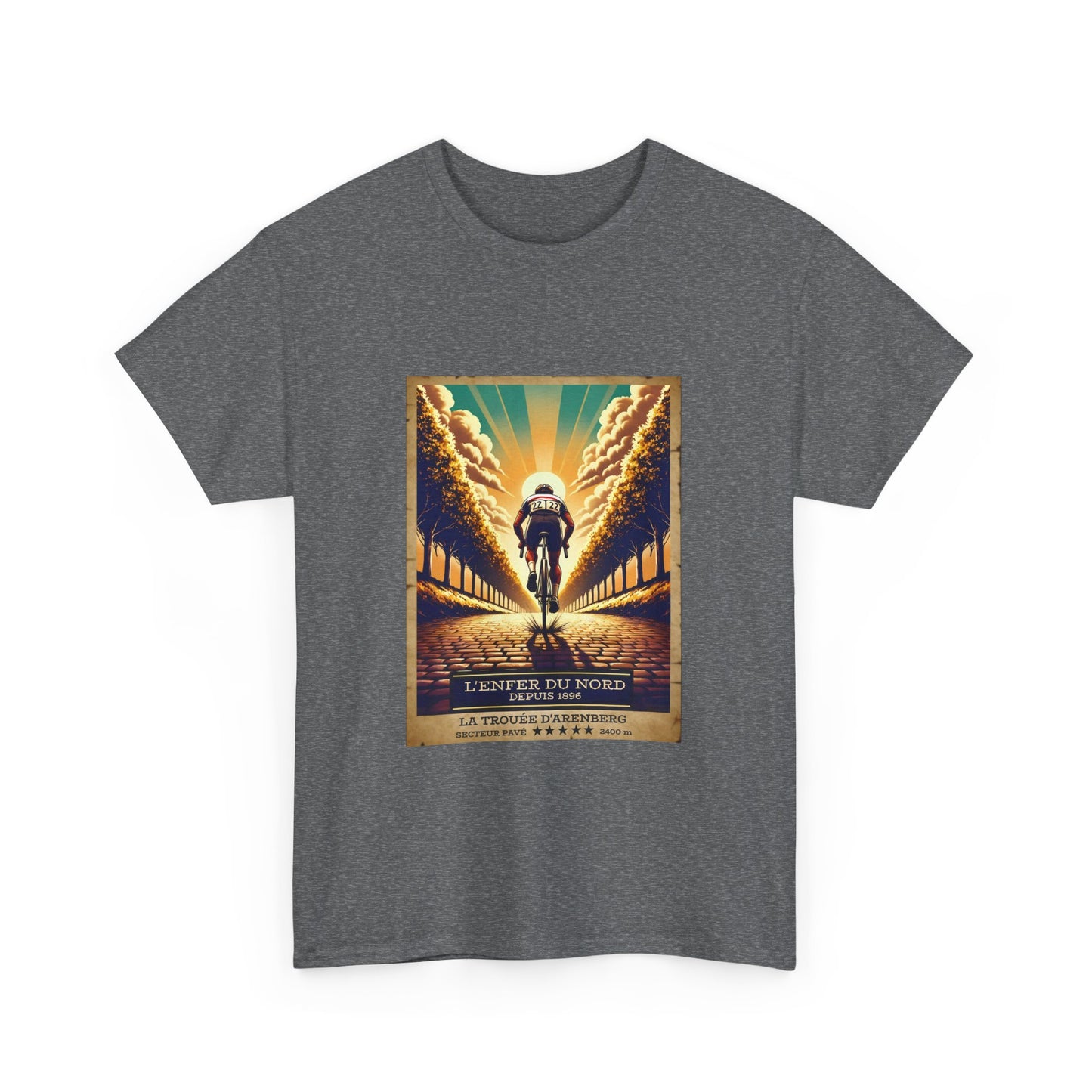 L'Enfer du  Nord Vintage Cycling T-Shirt - Unisex Classic Cotton T-Shirt