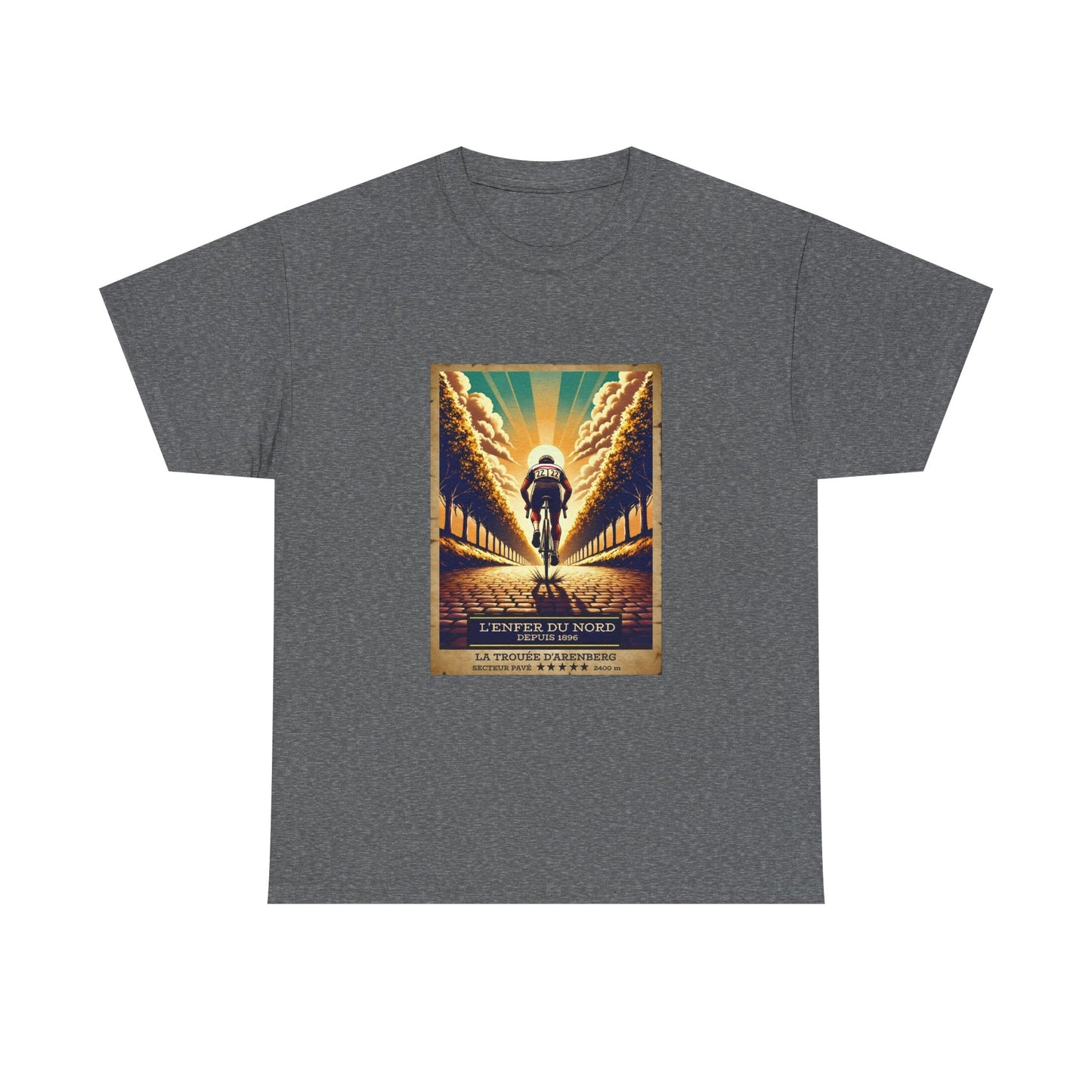 L'Enfer du  Nord Vintage Cycling T-Shirt - Unisex Classic Cotton T-Shirt