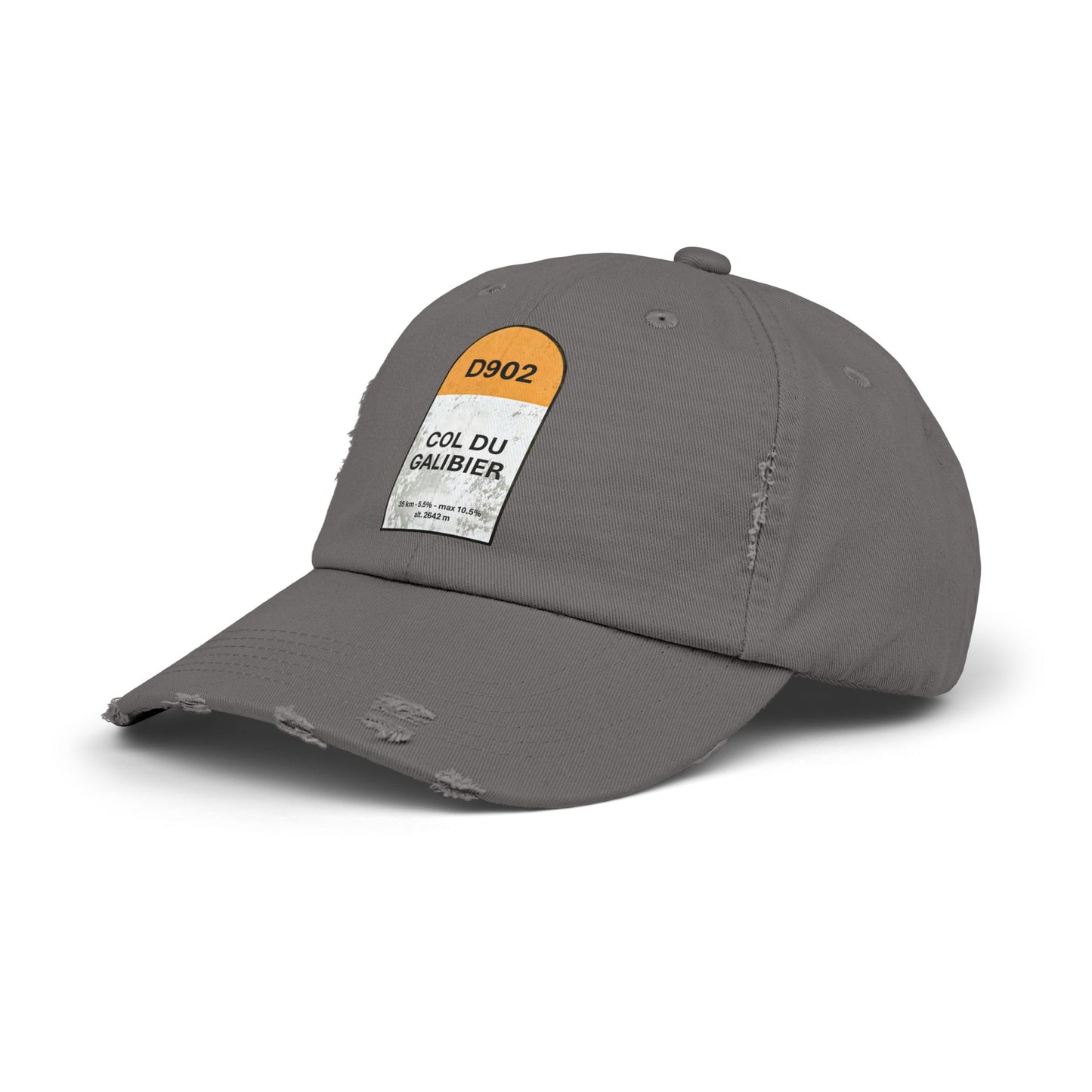 Col Du Galibier Vintage Style Hat -Unisex Distressed Cap