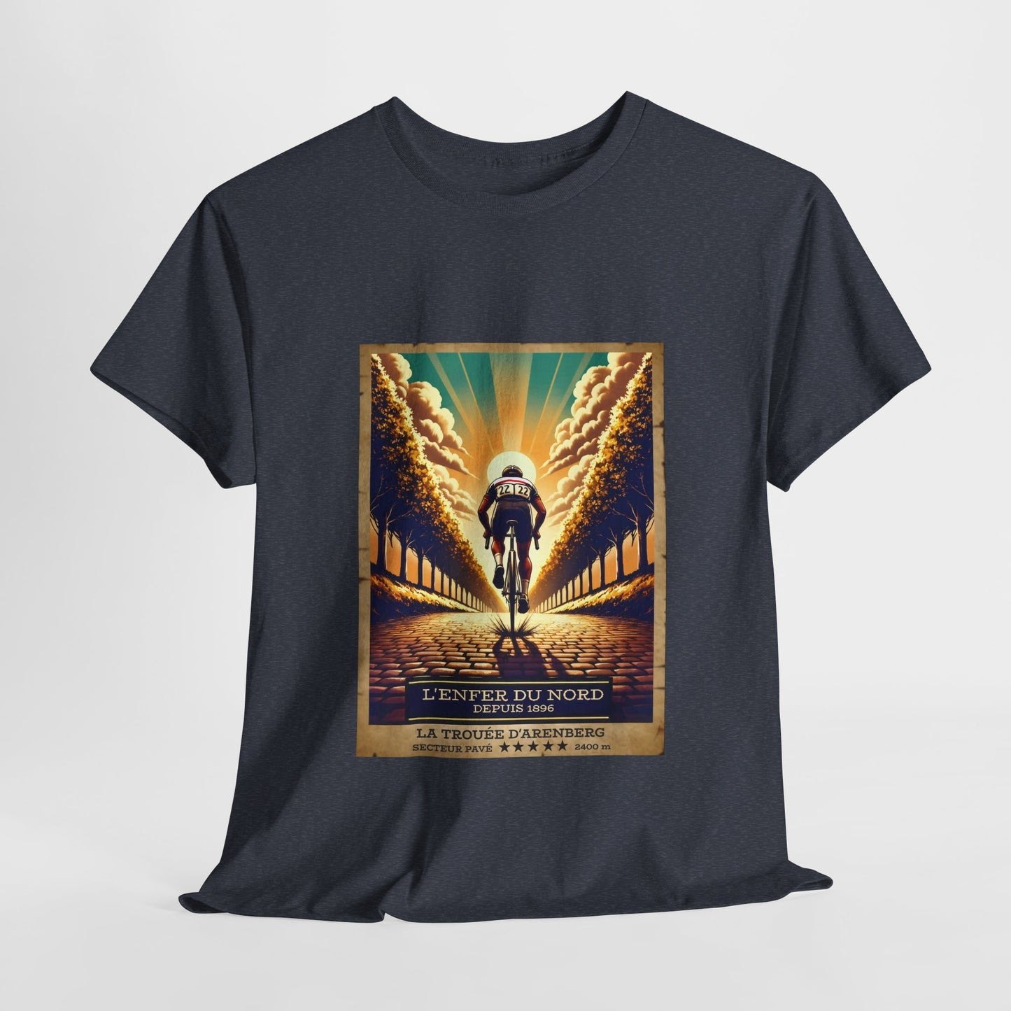 L'Enfer du  Nord Vintage Cycling T-Shirt - Unisex Classic Cotton T-Shirt