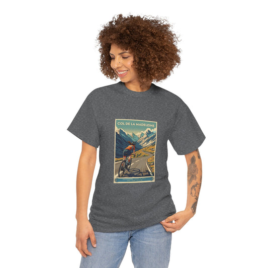 Women's Col De La Madeleine Vintage Cycling T-Shirt - Unisex Classic Cotton T-Shirt