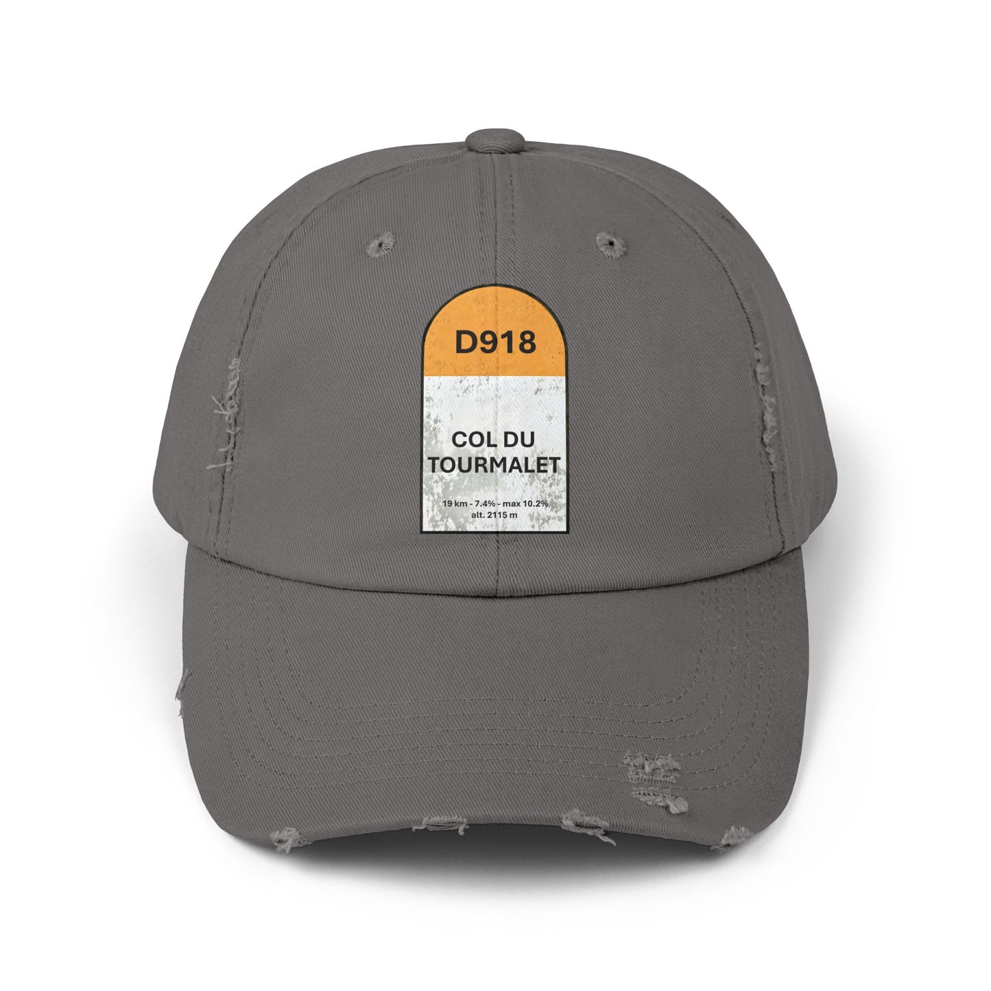 Col Du Tourmalet Vintage Style Hat -Unisex Distressed Cap