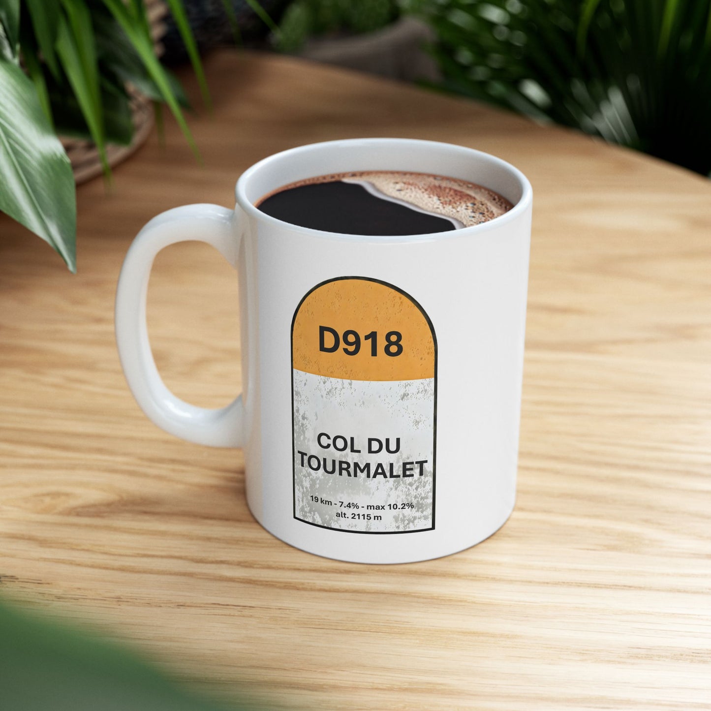 Col Du Tourmalet Borne Coffee Mug- 11 oz. or 15 oz.