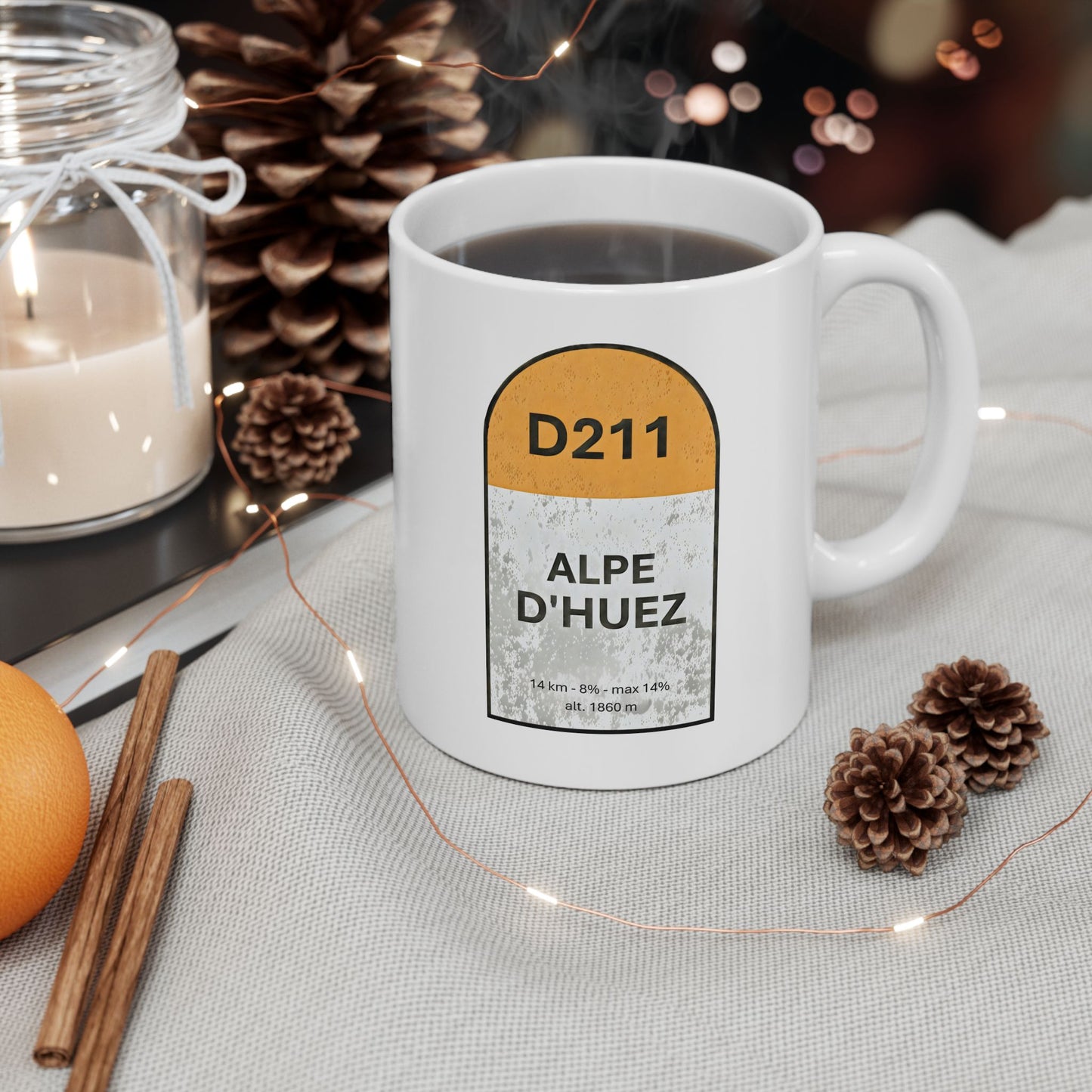 Alpe d'Huez Borne Coffee Mug- 11 oz. or 15 oz.