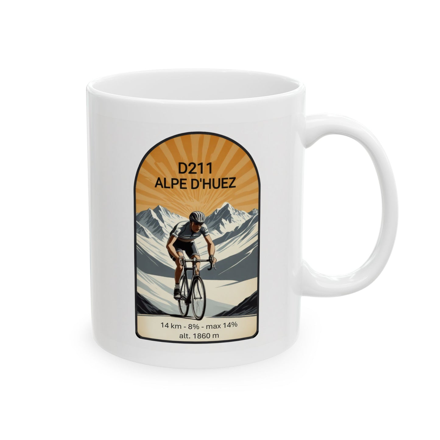 Alpe d'Huez Deluxe Borne  Coffee Mug- 11 oz. or 15 oz.