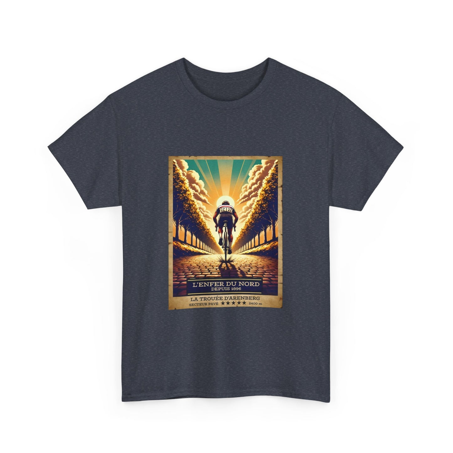 L'Enfer du  Nord Vintage Cycling T-Shirt - Unisex Classic Cotton T-Shirt